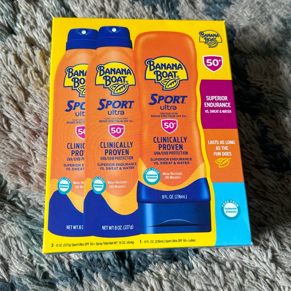 Banana boat sport sunscreen 50+